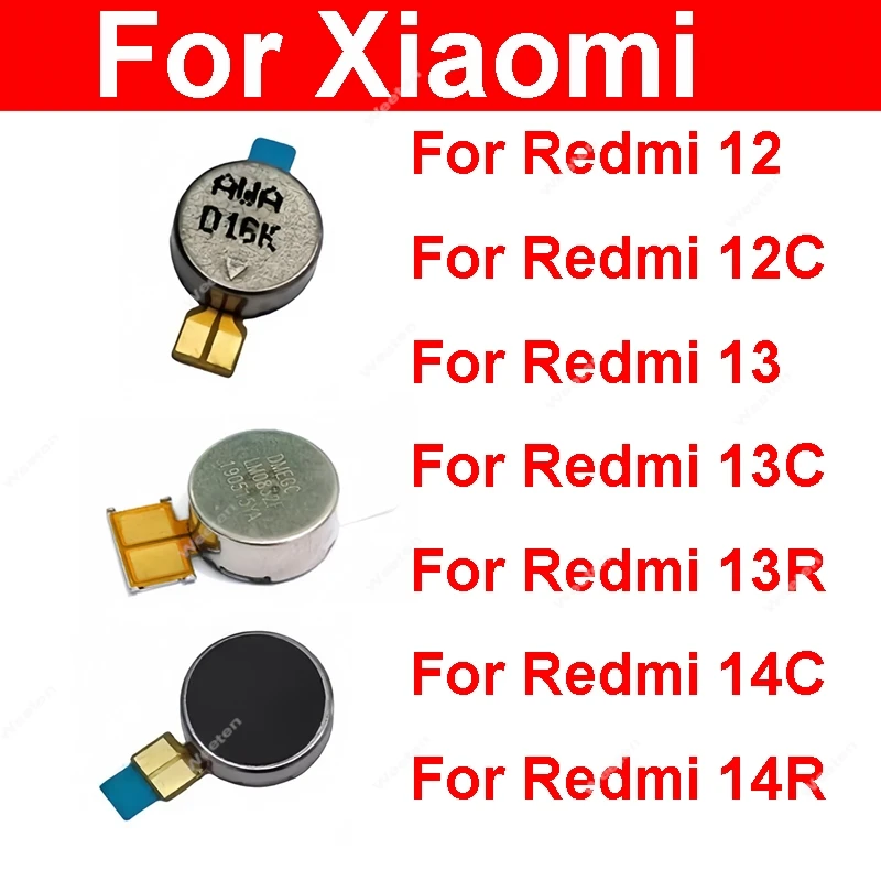 هزاز الاهتزاز وحدة المحرك فليكس كابل ملحقات أجزاء ل Xiaomi Redmi 12 13 13C 13R 14C 14R 4G 5G