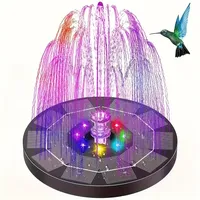1pc Solar Fountain Outdoor PoolSolar Fountain Pump Essential in Summer Suitable for Ponds, Swimming Pools, Gardens, Fish Tan