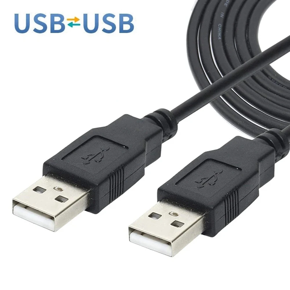 

USB A Male To USB Male Dual USB2.0 Extension Cable For Radiator Hard Disk Camera USB Date Transmission Extender Cord