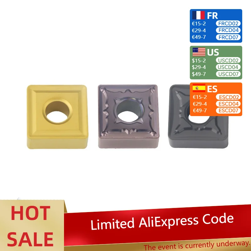 

10pcs SNMG150608 SNMG150612 Carbide Insert for MSDNN MSSNR External Turning Tool SNMG-PM/-PR Blade Stainless Steel Cutter CNC L