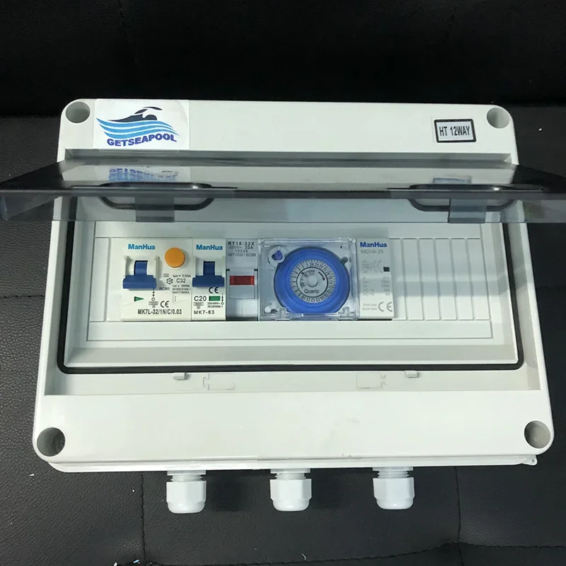 Automatic CE Approve Electric Digital  Timer Control Box System for Swimming Pool Equipment
