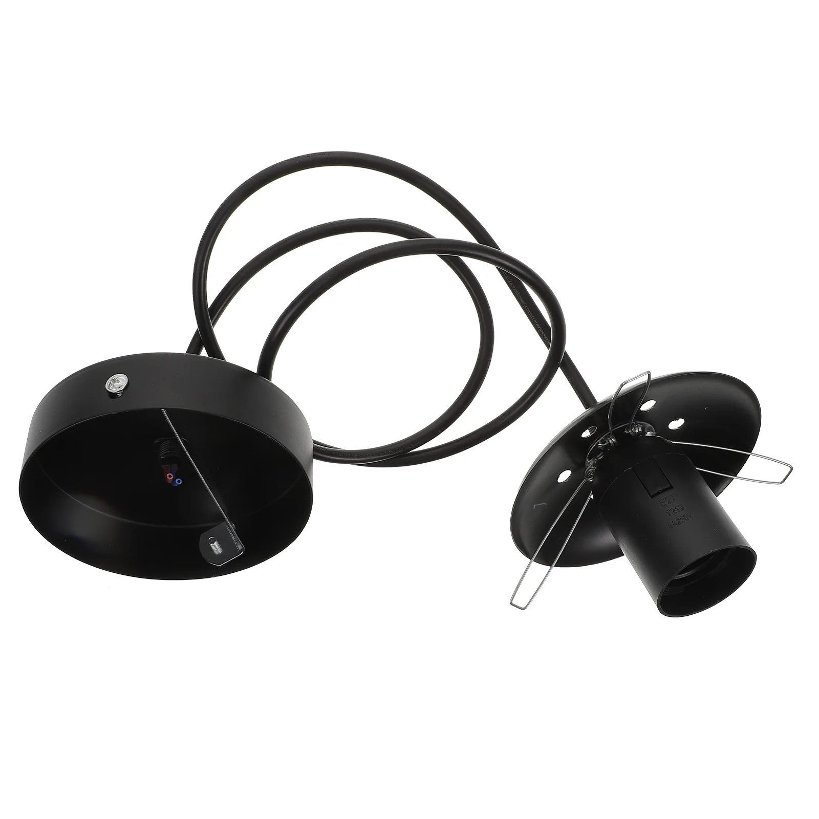 

1Pcs Pendant Lamp Holder E27 Light Socket Adapter Compatible with Standard Bulbs Easy to Install Decorative Ceiling Fixture