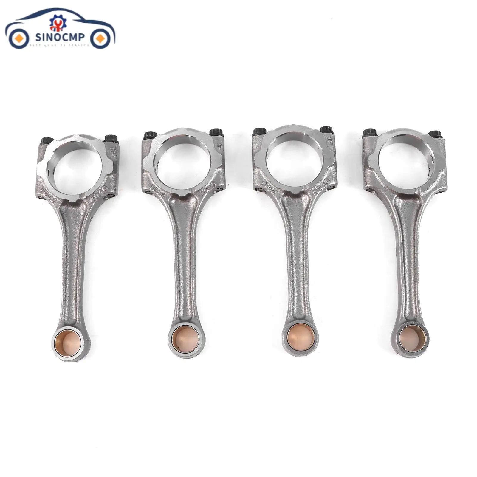 

4PCS Connecting Rods 13201-29177 For 1998-2008 Corolla Celica GT Prizm 1.8L 1ZZFE Engines Components Connecting Rods Parts