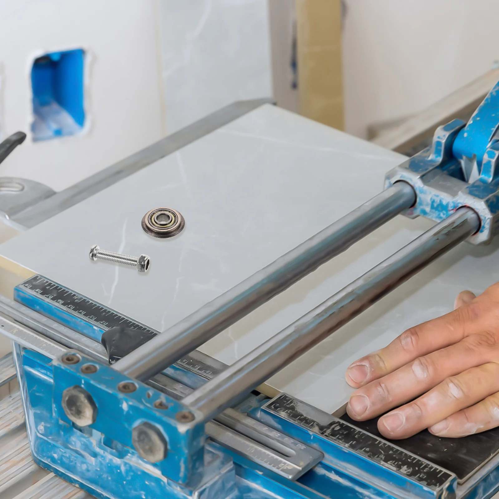 

Tile Wheel Manual Ball Bearing Cutting Machine Knife Scoring Alloy Replacement Rotary Lock Nut Masonry Tool