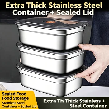Stainless Steel Camping Lunch Box 1