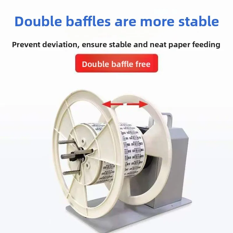 Barcode Equipment Packaging Equipment Automatic Label Rewinder Paper Roller Water Wash Label Matte Silver Paper Automatic Peeler