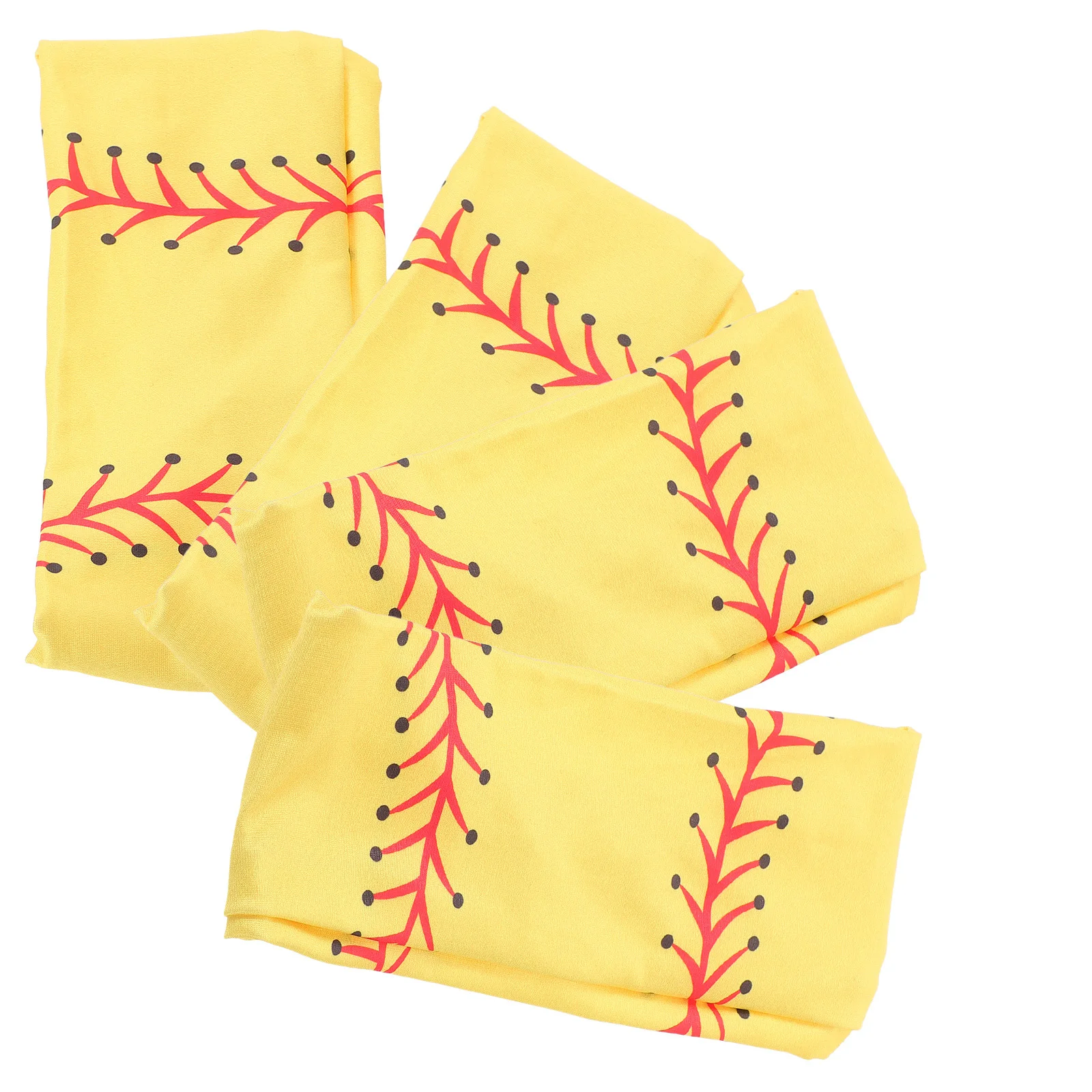 4 قطع من عصابة رأس الكرة اللينة للجنسين غير قابلة للانزلاق وممتصة للعرق وخفيفة الوزن ومسامية لصالة الألعاب الرياضية والجري واليوجا واللياقة البدنية ربطة شعر ناعمة قابلة للتمدد #2