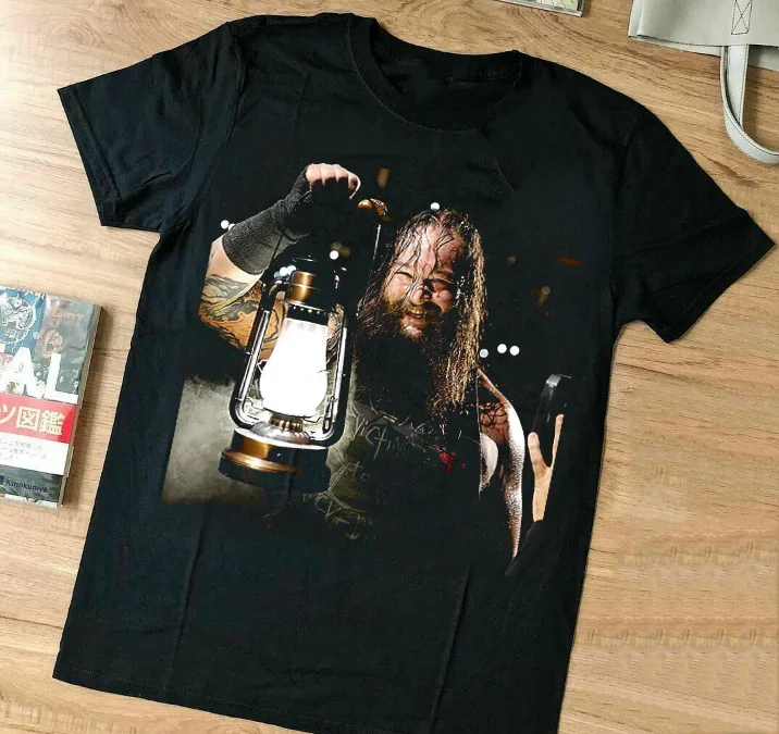 HOT Bray Wyatt LEADING LAMP T Shirt Black Cotton Men S-4XL HNS432