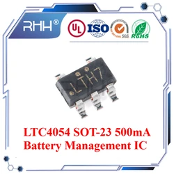 LTC4054 500mA  SOT-23-5  charging protection IC integrated circuit battery management chip Linear Li-Ion Battery Charger