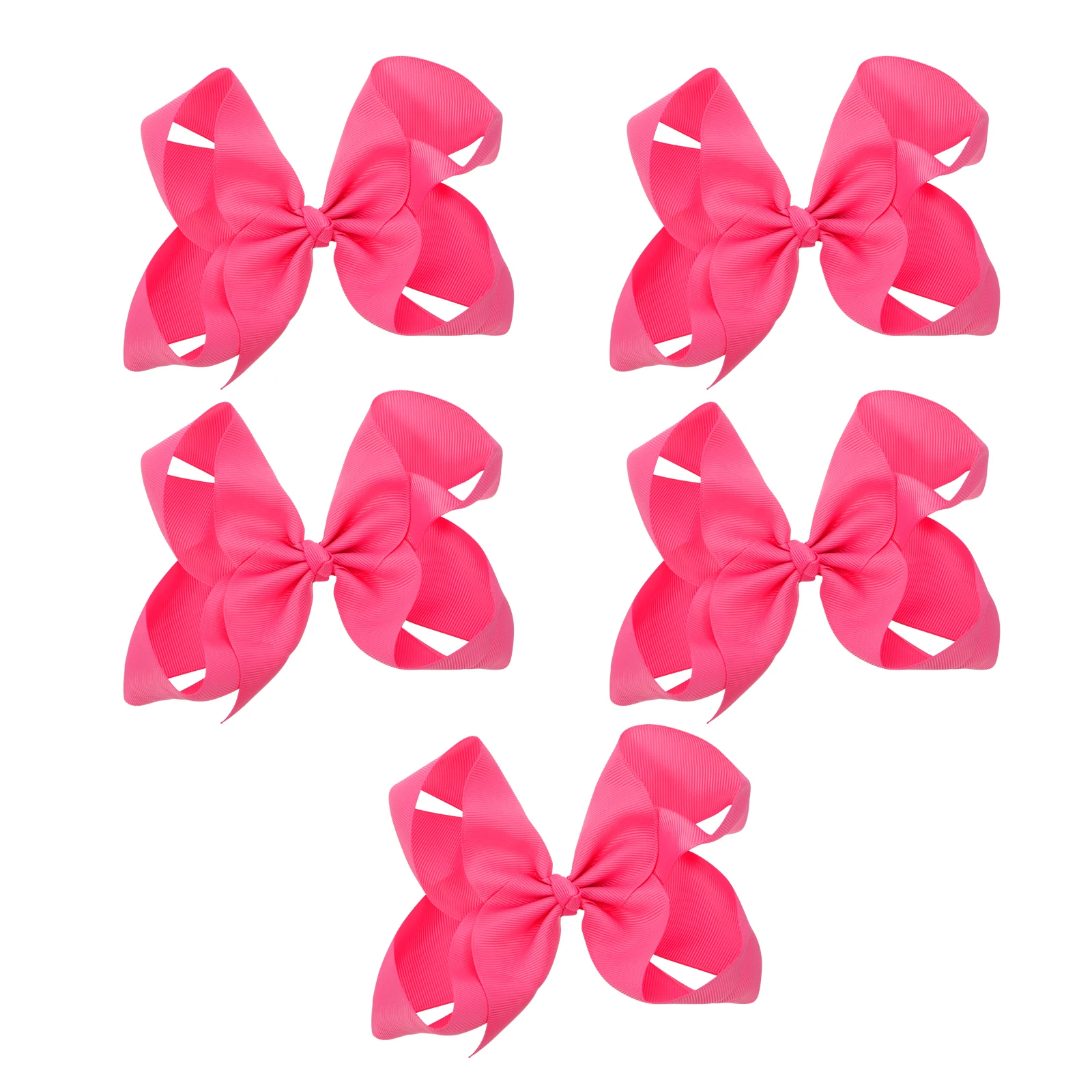 

5 Pcs Volumizing Hair Clips Bow Hairpin Accessories for Girls Kids Style Alloy Fashion