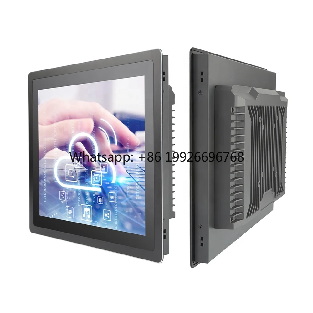 12.1'' Wall Mounted/Embedded Industrial All-in-One Touch PC for Self-Service Kiosk Applications