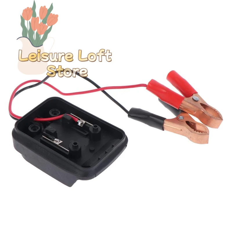 Lithium Battery Converter Clip Cable Easy to Install 1Pcs Compatible for 18V Lithium Power Tool Battery Construction Site Use