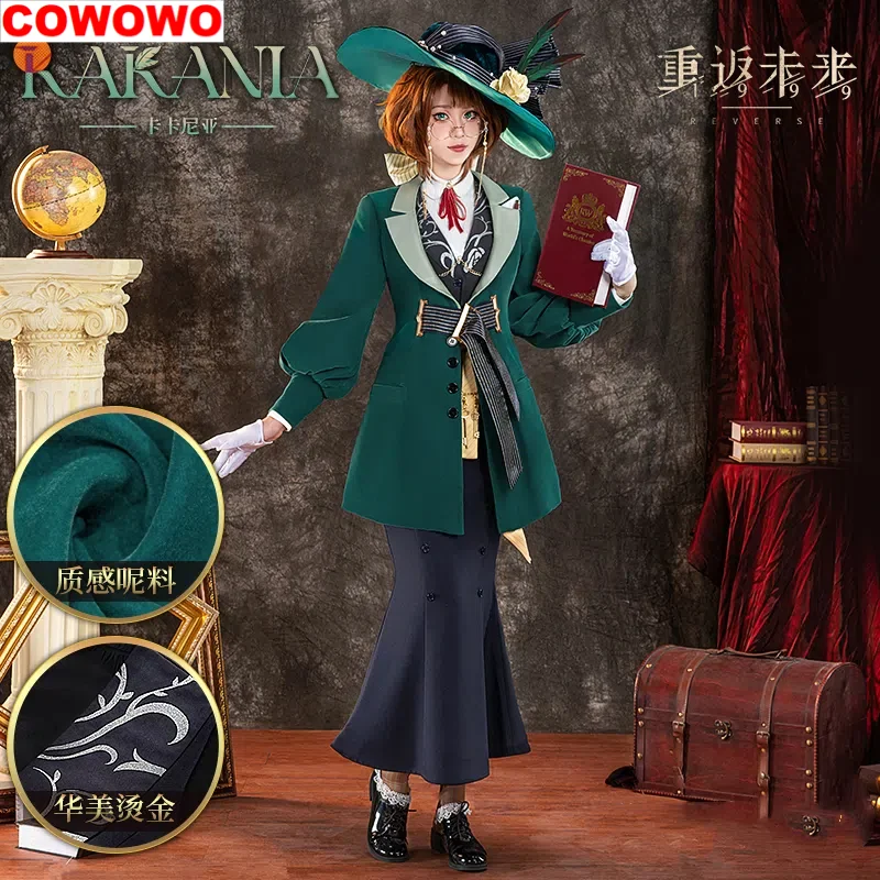 

COWOWO Reverse:1999 Kakania Suit Doctor Women Cosplay Costume Cos Game Anime Party Uniform Hallowen Play Role Clothes Clothing