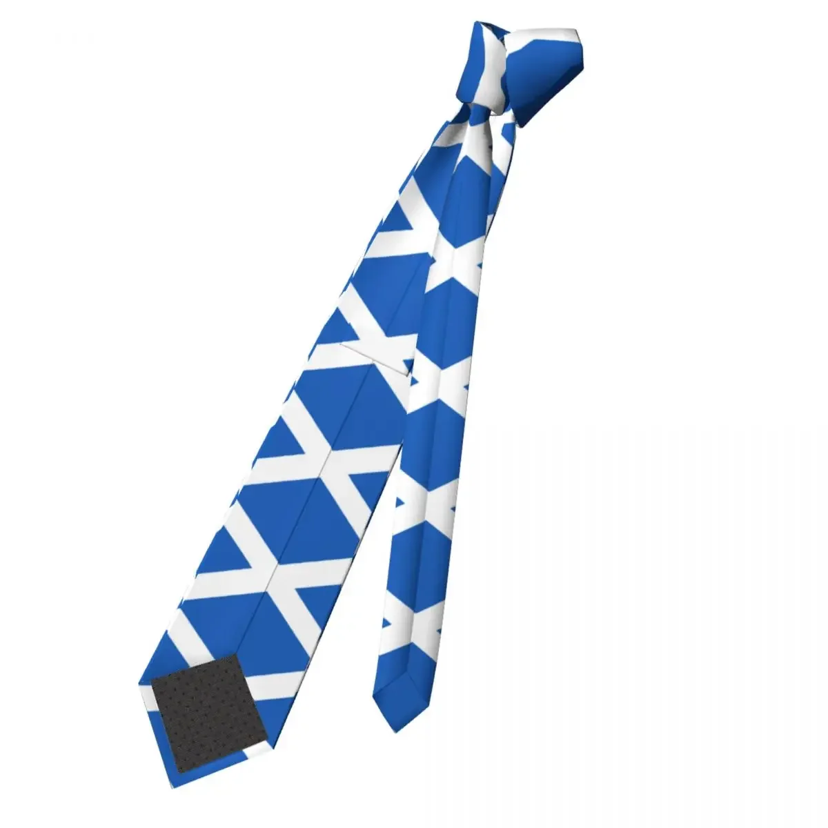 Corbata delgada de poliéster con bandera de Escocia para hombre y mujer, corbata de cuello ancho de 8 cm, accesorios de boda, regalo