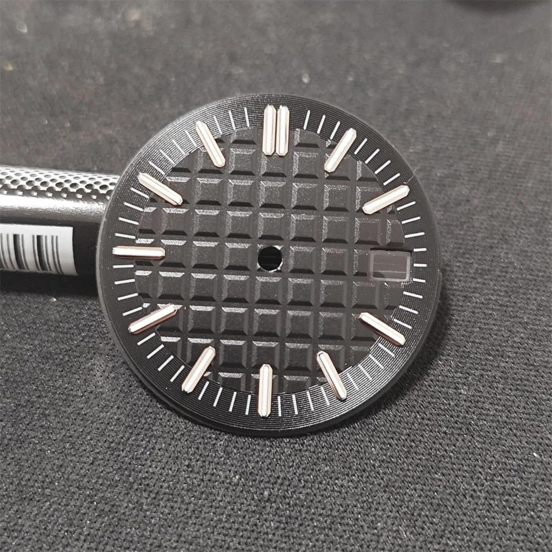 Разноцветные циферблаты 30,2 мм, циферблаты типа «шеврон» для движения NH35/NH36, модернизированные циферблаты, аксессуары