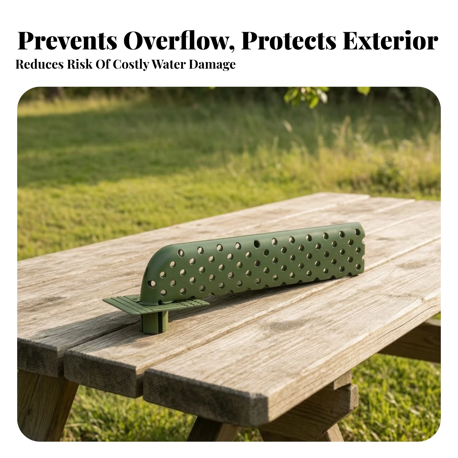 Gutter Safety Cover Long-Lasting Perforated Gutter Cover Hardware Sturdy Clog-Resistant for Homeowners, Roof Gutters