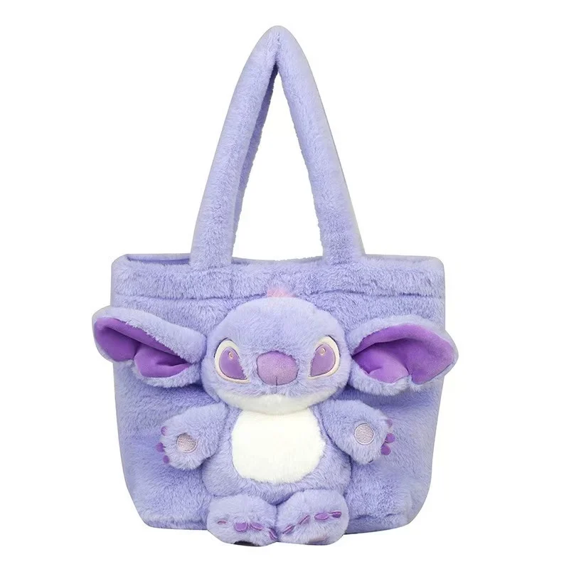 Oryginalna pluszowa zabawka Disney Stitch Anime Lilo & Stitch, wypchane zabawki, kawaii, uroczy plecak, torba na lalkę, zabawki, prezent urodzinowy dla dzieci
