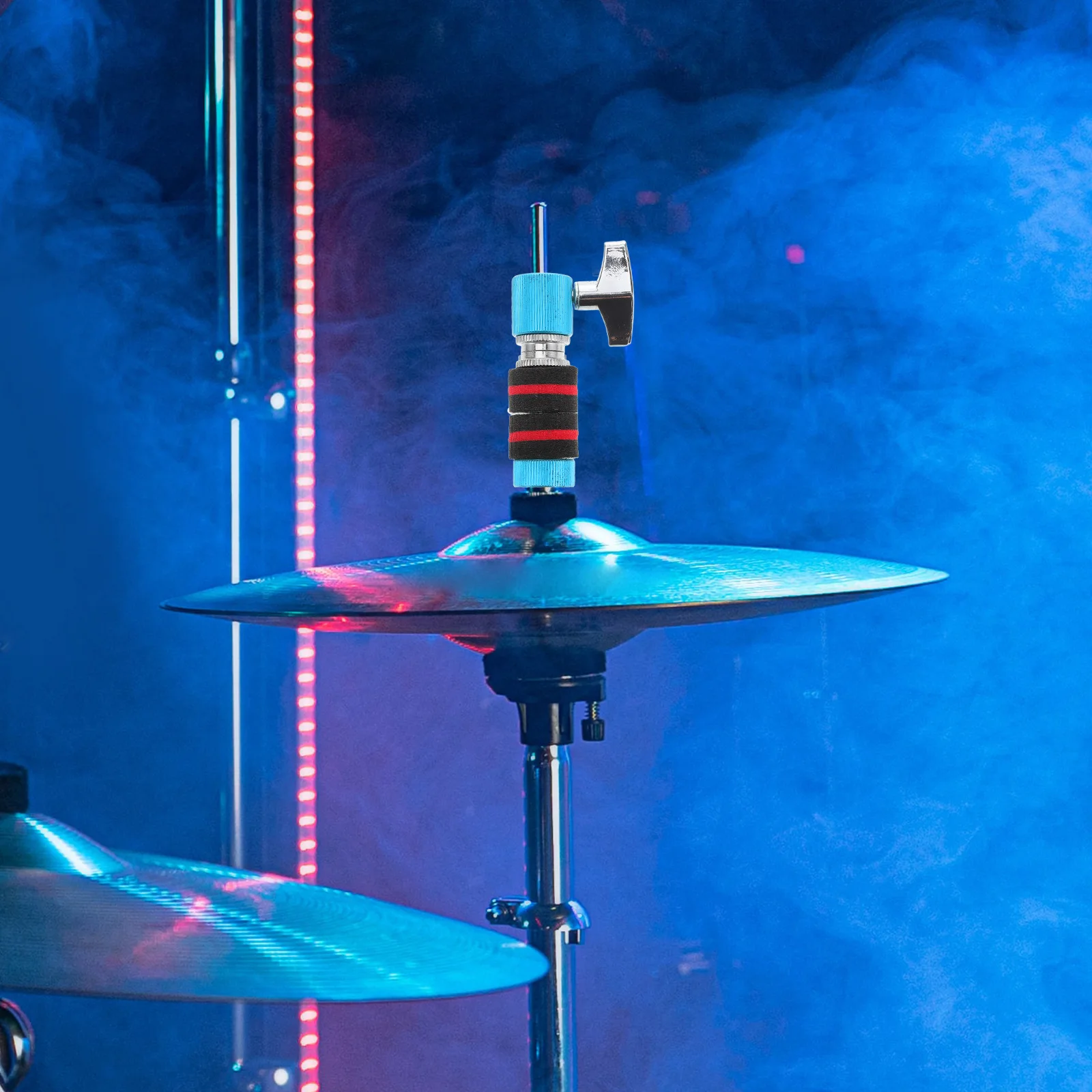 

Colorful Metal Cymbal Stand Separator Drum Accessories Felts Clutch Quick Release Nut Pad Kit for Hi Hat