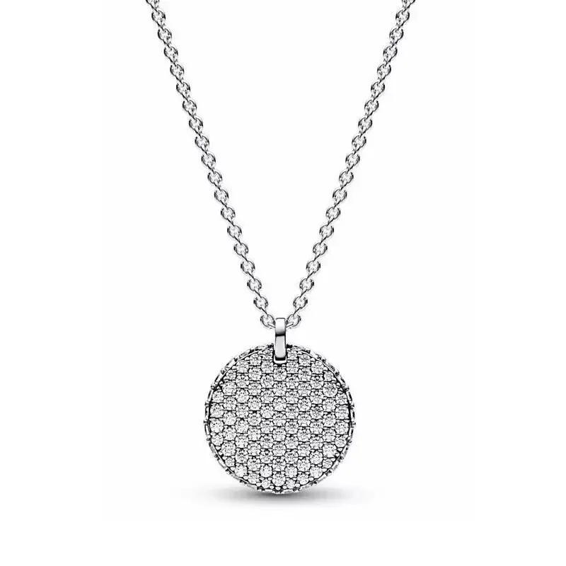 Luxuriöse Funkelnde Schneeflocken-Halskette S925 Sterling Silber Schleife Stern Halskette Damenschmuck Kette Muttertagsgeschenke – Detail 2
