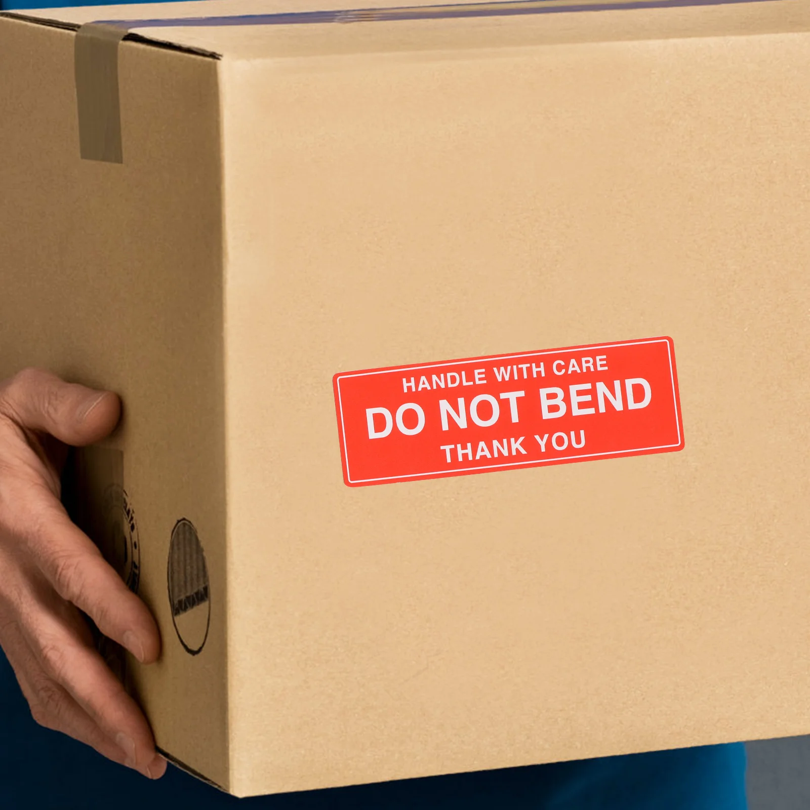 

1 Roll Do Not Bend Warning Shipping Packing Labels Self-Adhesive Label Stickers For Package Caution Decals Lightweight