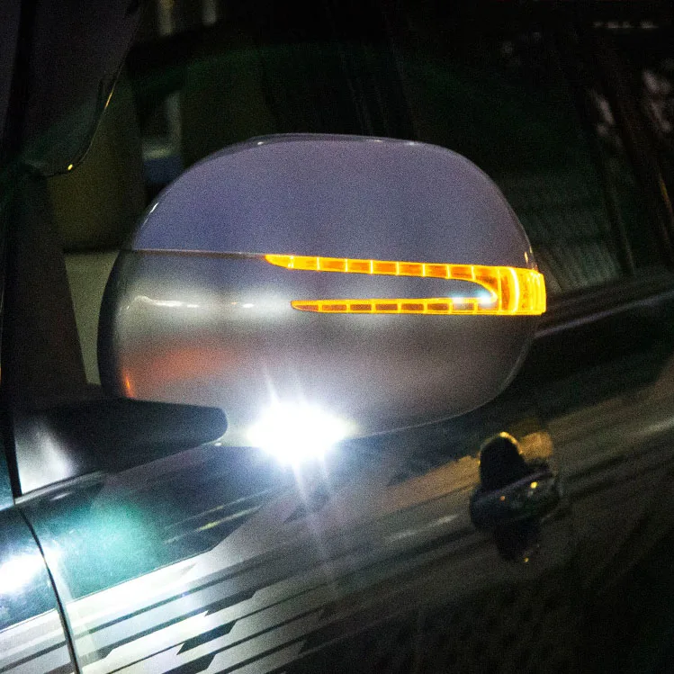 

LED Side Rear-View Mirror Cover for to yota Prado 120 Fj120 LC120 2003 2004 2005 2006 2007 2008 2009 Accessories