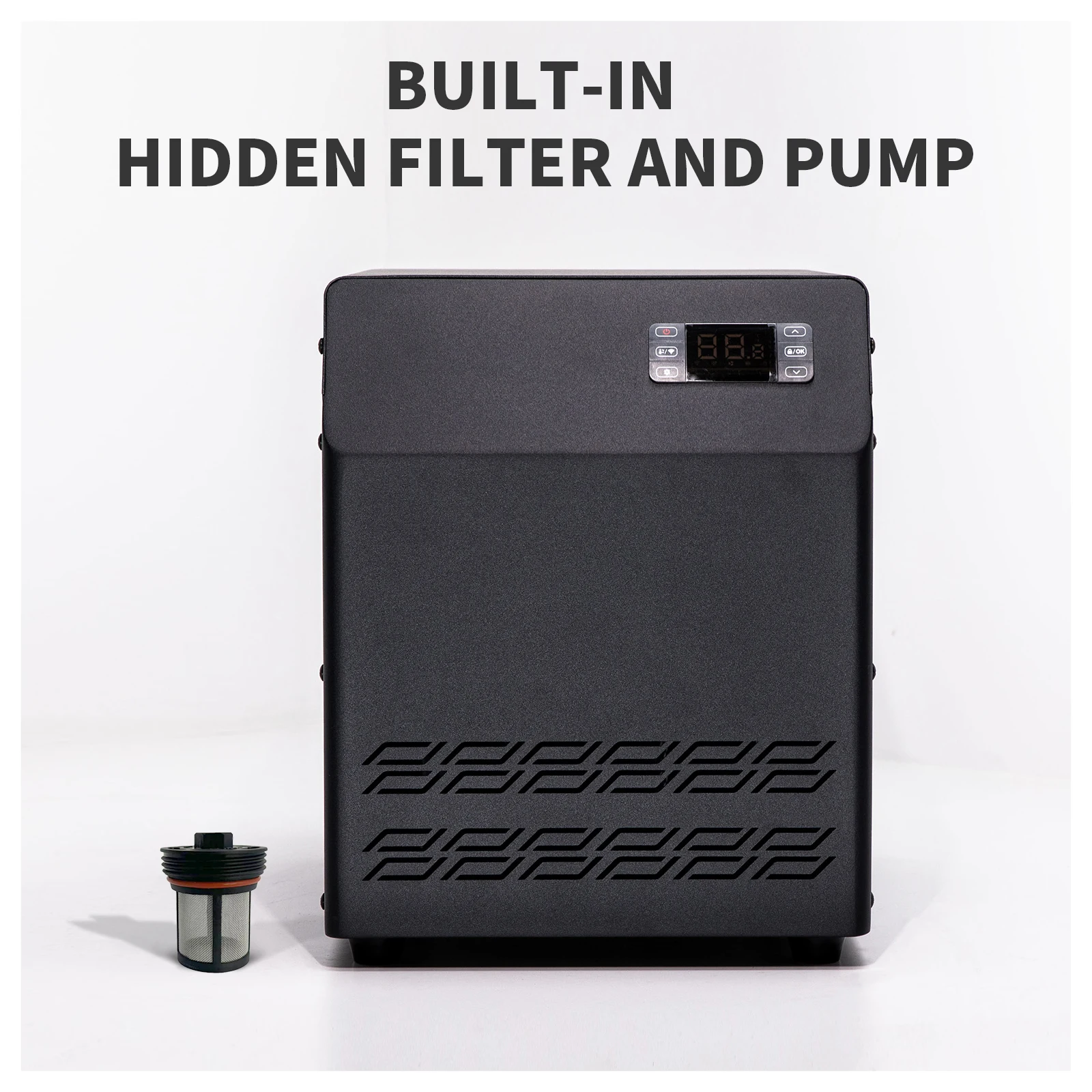 Afbeelding 5: Mini 1/3PK IJsbad Waterkoeler met WiFi, Filter & Pomp, R290, 110/220V