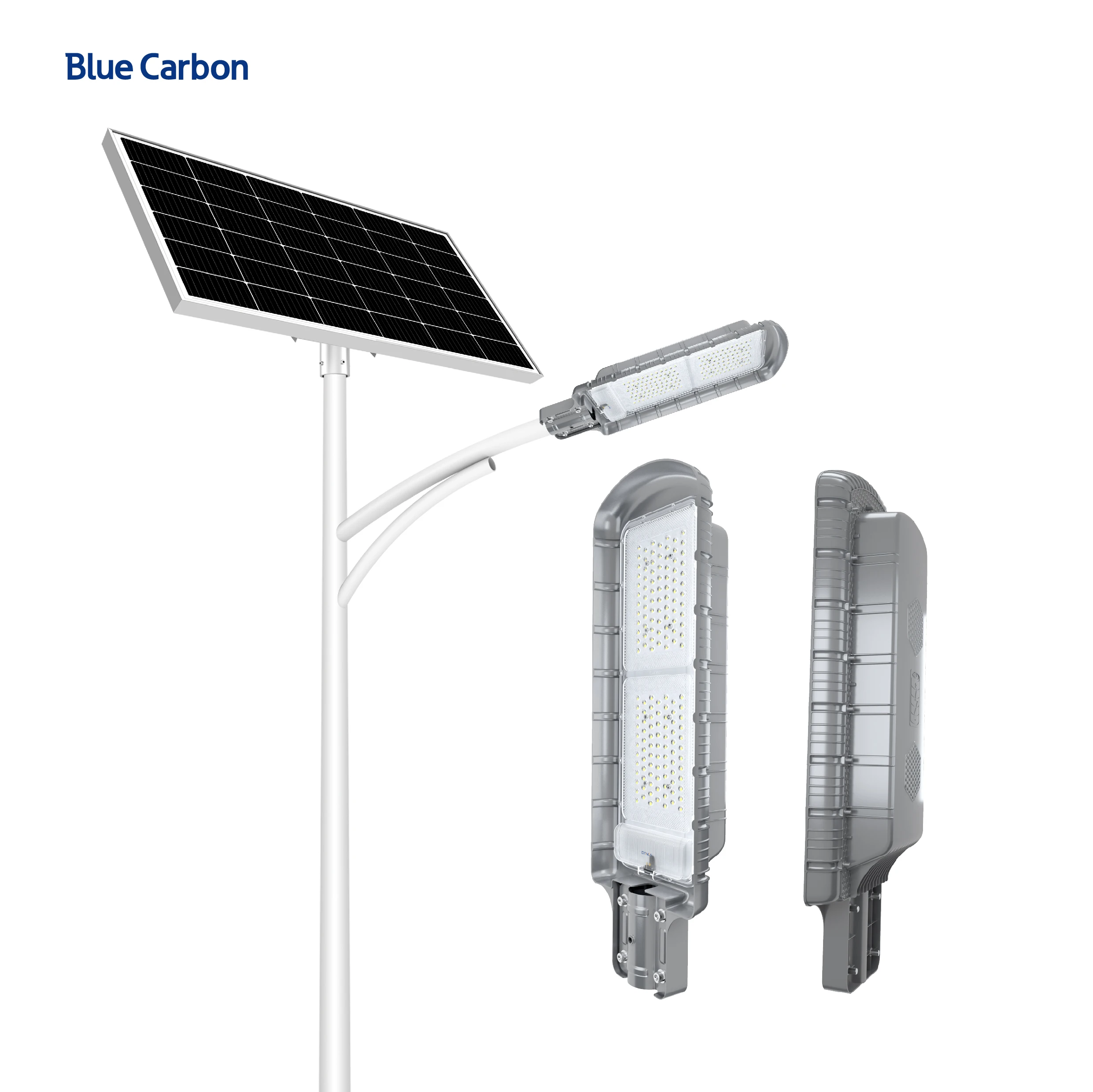 

Blue Carbon High Brightness Solar Lamp Hot Led Solar Lights Outdoor Street Pole Lighting 120W Led Solar Street Light