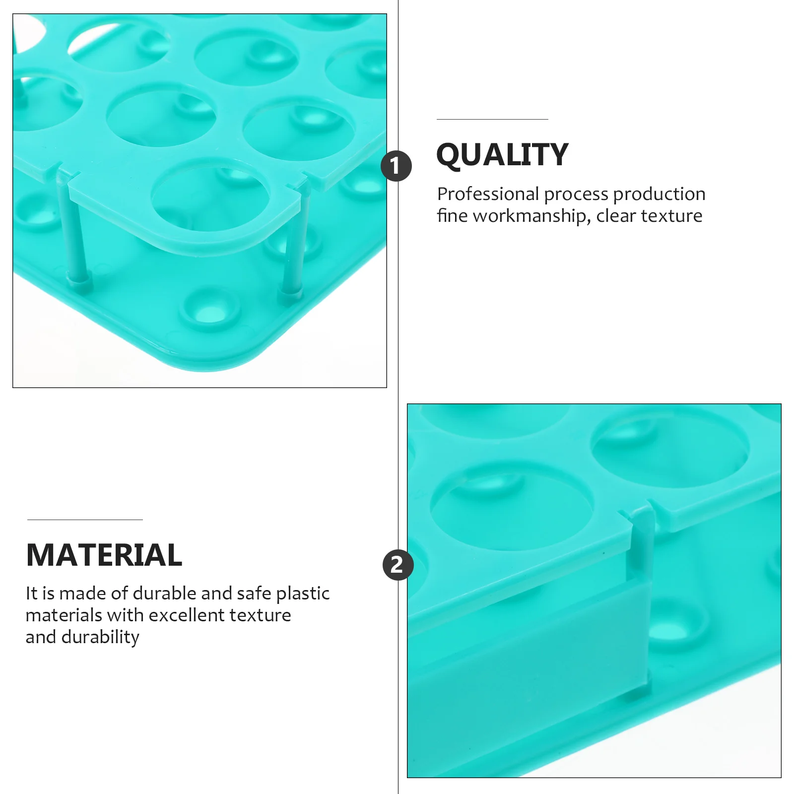 Centrifuge Tube Rack Test Stand Holder Terrarium Mount Plastic Laboratory Tool Vases