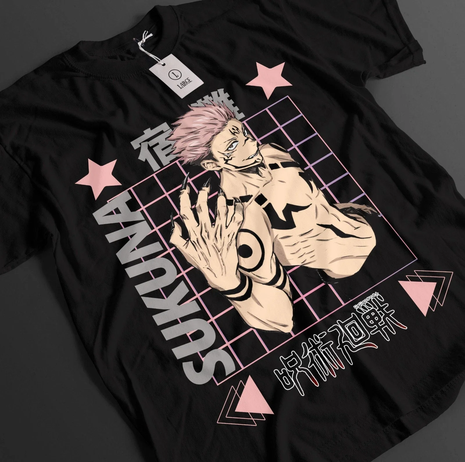 2026 Summer Jujutsu Kaisen Retro Cosplay T-shirt Men's Super Casual Cotton Printed Short-sleeved Unisex Children's Sports Shirt