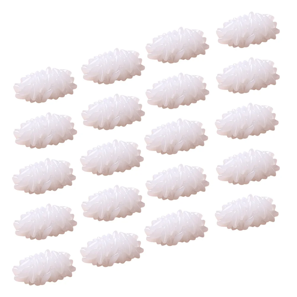 24 szt. Realistyczne, wyglądające jak prawdziwe ryży do dekoracji kuchni, rekwizyty fotograficzne, sztuczne ryży, pomoce edukacyjne Montessori, sztuczne.