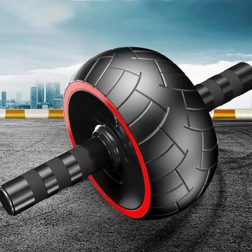 

Ergonomic Grip Abdominal Workout Roller Strong Load Bearing Non-slip Ab Roller Wheel Single-wheel Strengthen Muscle