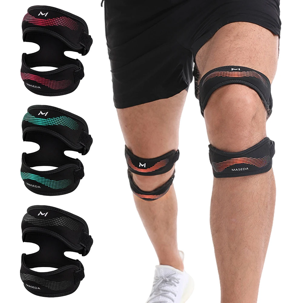 

Компрессионная поддержка колена для занятий спортом, нескользящие регулируемые бегуны, стабилизатор колена для мужчин и женщин