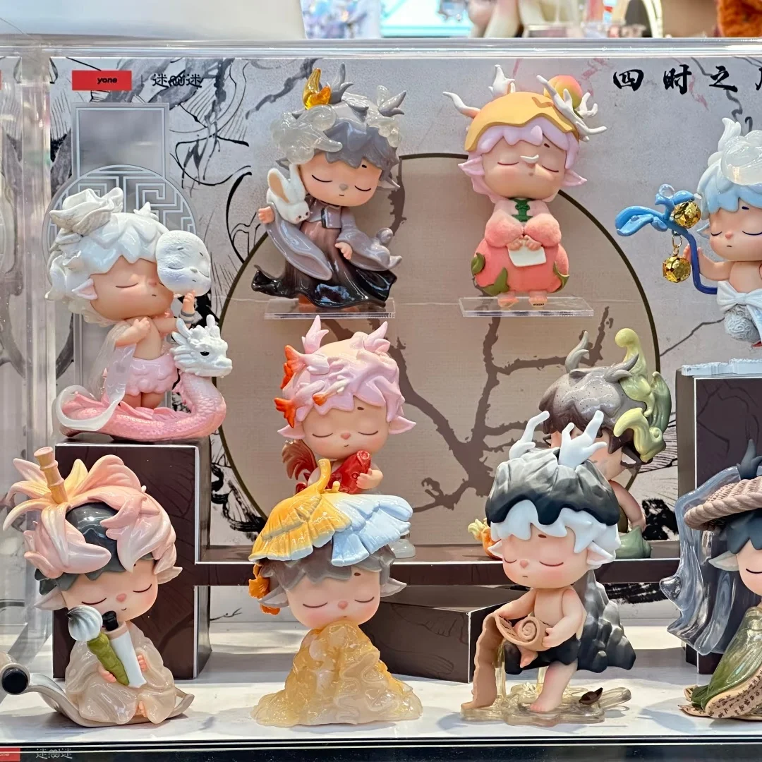 

Genuine Mimi The Poetry Of Time In Four Seasons Series Blind Box Figurines Trendy Toys Mimi Mystery Box Collectible Figure