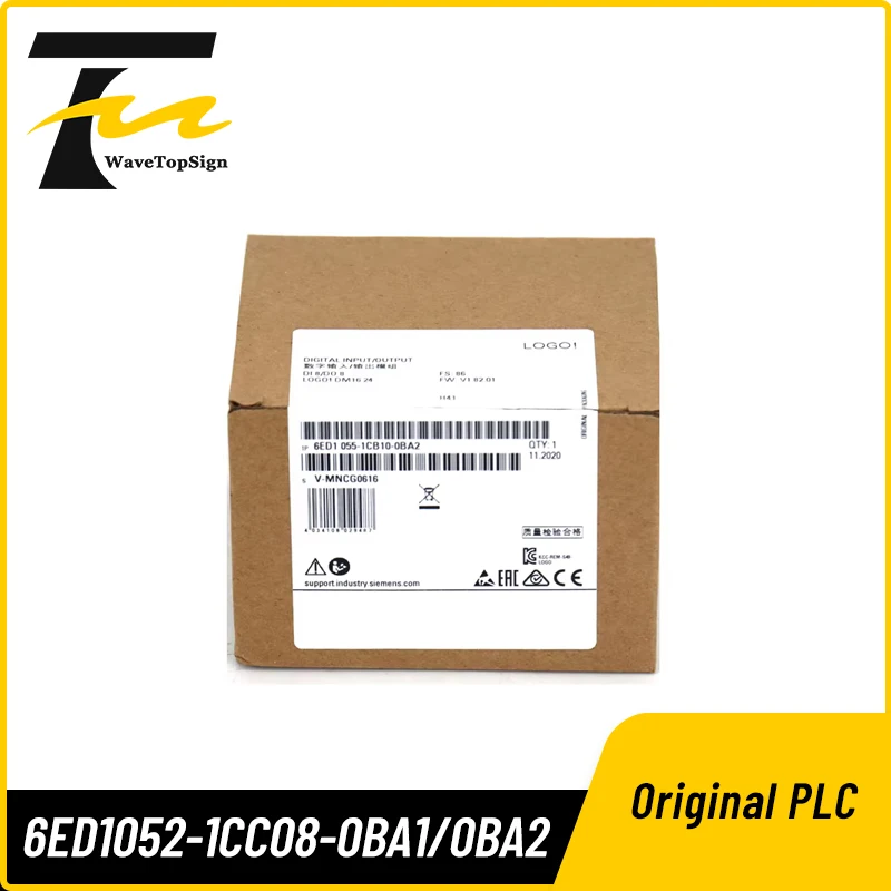 

wavetopsign Original PLC LOGO Controller 6ED1052-1MD08-0BA1 6ED1052-1FB08-0BA1 6ED1052-1HB08-0BA1 6ED1052-1CC08-0BA1