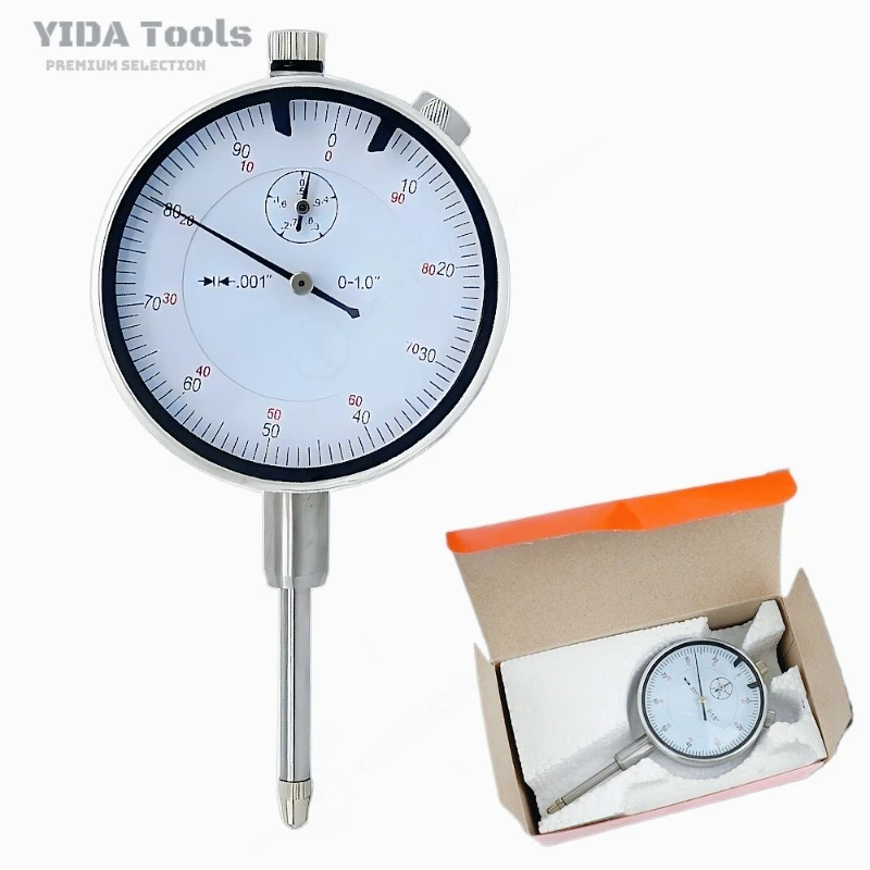 Imperial dial meter 0-1in high precision British standard pointer indicator meter 0.001in precision, pointer dial meter