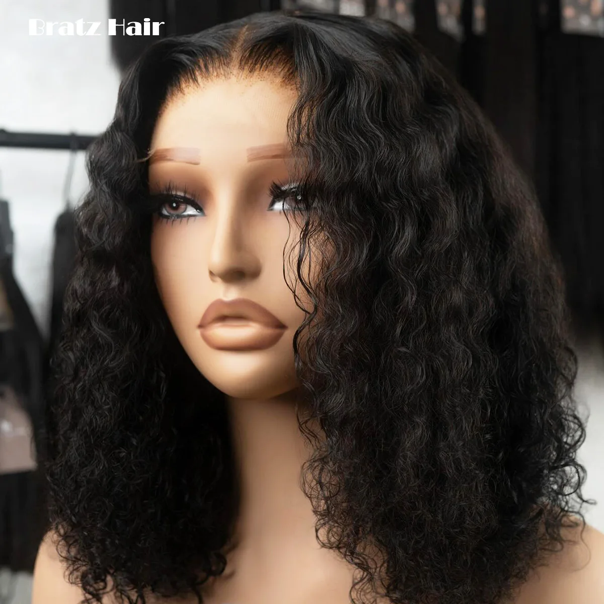 

5by5 Natural Black Deep Wave Glueless Wig 100% Human Hair 13x4 13x6 360 Lace Front Human Hair Wigs for Woman Ready to Wear Wigs