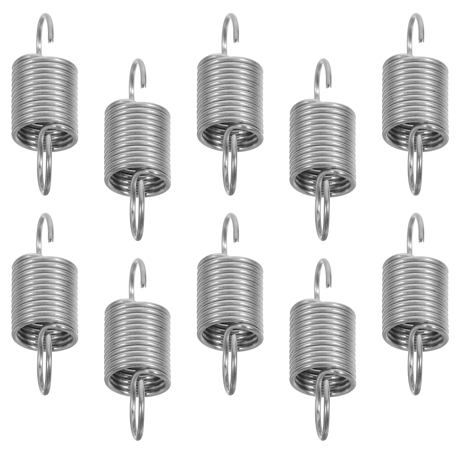 10 Pcs Tension Springs Replacement Stainless Steel Springs Precision Tension Repair Tool Construction Hook Extension Small