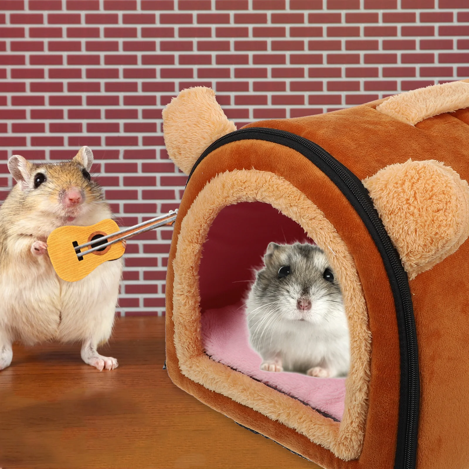 

Super Lovely Hamster Nest Bed for Small Pets Winter Warm Rabbit Pet House Cage Nest Hamster Sleep Bed