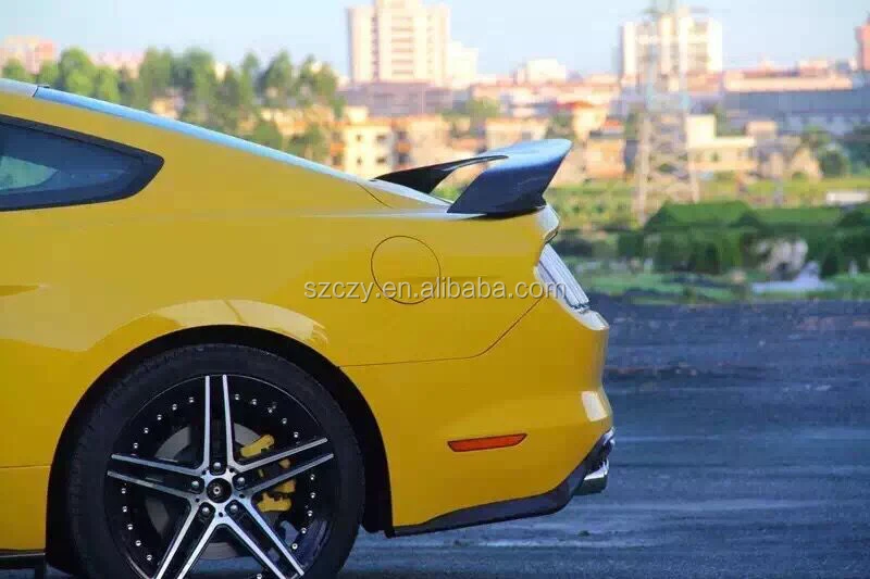Suitable for Customized carbon fiber GT35 spoiler wings Suitable for Ford Mustang 2015 view 4