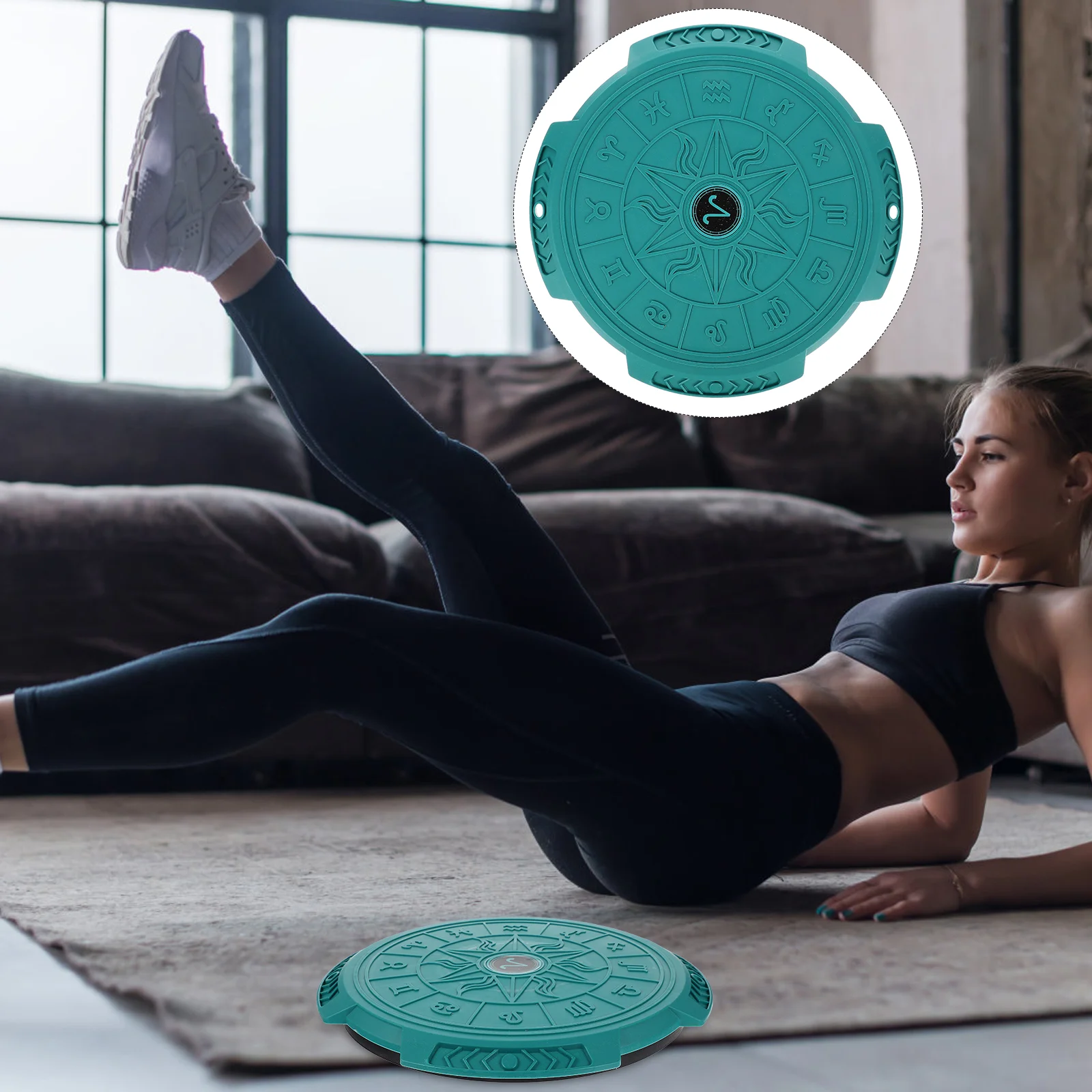 Waist Exercise Rotating Board Fitness Machine Slimming Massage Twisting Disc Non Stable Platform Three D Rotation