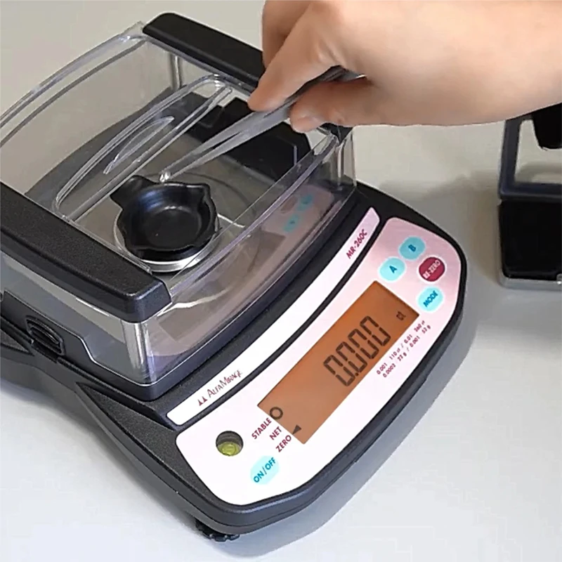 

Alfa Mirage MR-260C Precision Jewelry Electronic Scale Compact Carat Balance 0.001-110ct/0.01-260ct Digital Gems Diamond Scale