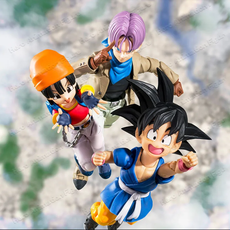 

In Stock BANDAI Original S.H.Figuarts DRAGON BALL TRUNKS GT SON GOKU SUPER ANDROID 17 SHF Action Figure Model Toy Gift for Kids