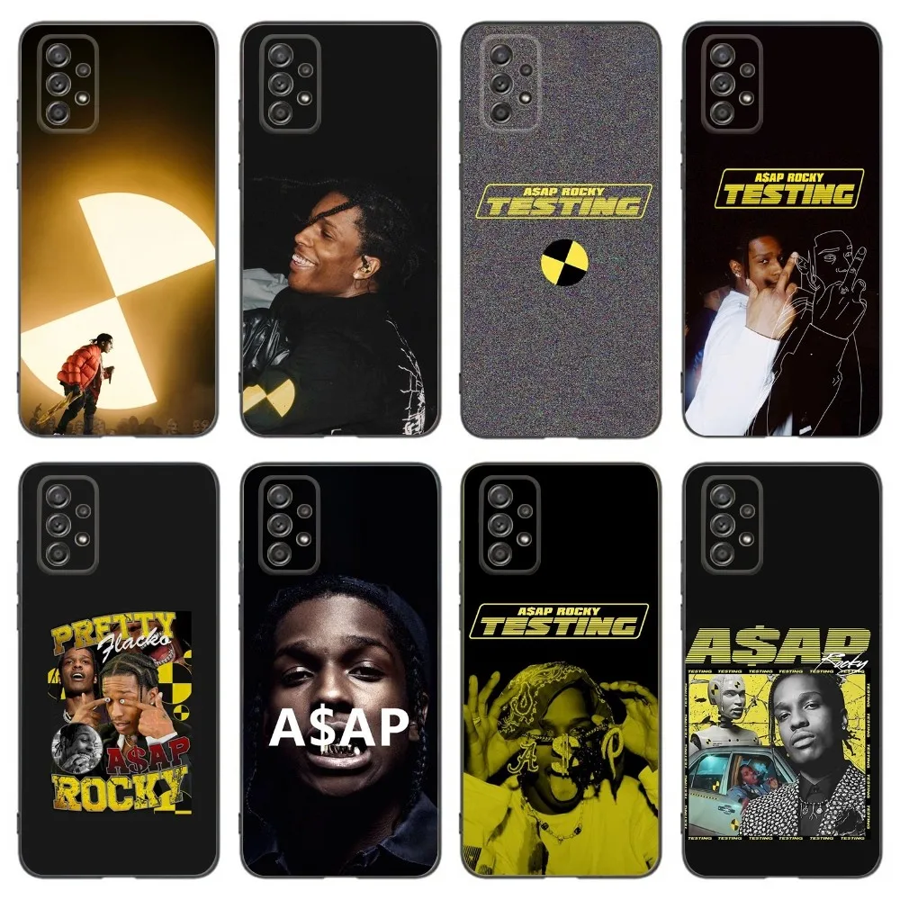 A-ASAP Rocky Rapper Phone Case For Samsung Galaxy A13,A21s,A22,A31,A32,A52,A53,A71,A80,A91 Soft Black Phone Cover