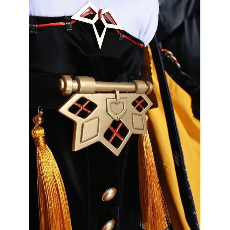 DY20IN 재고 있음 게임 젠레스 존 제로 이슈안 코스프레 의상 풀세트 의상 ZZZ 이슈안 코스프레 유니폼 가발 신발 소품25