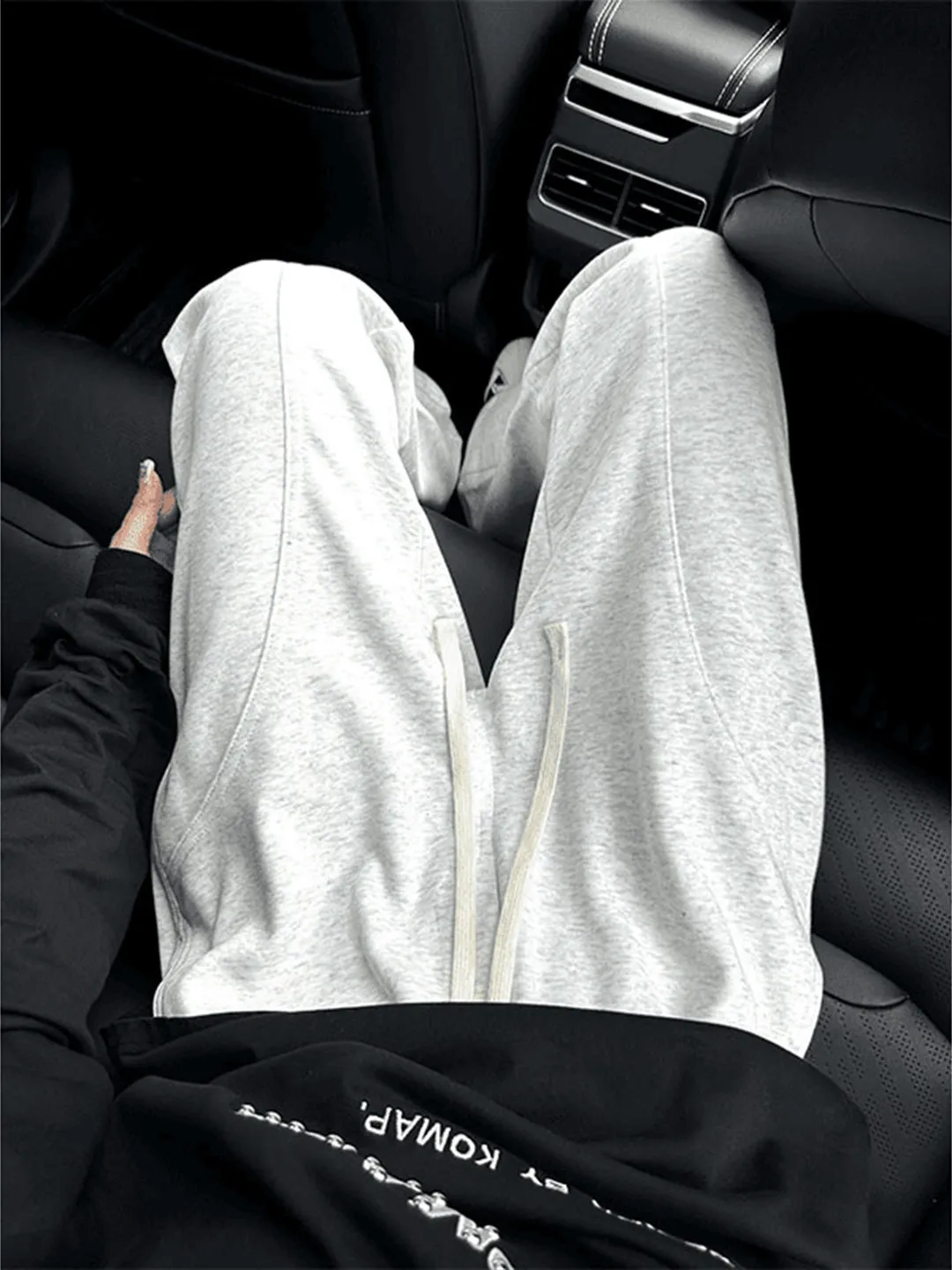 Loose Straight Leg Pants Men's Autumn American Retro High-End Draping Micro Flared Trousers Casual Loose Fit Slant Cut