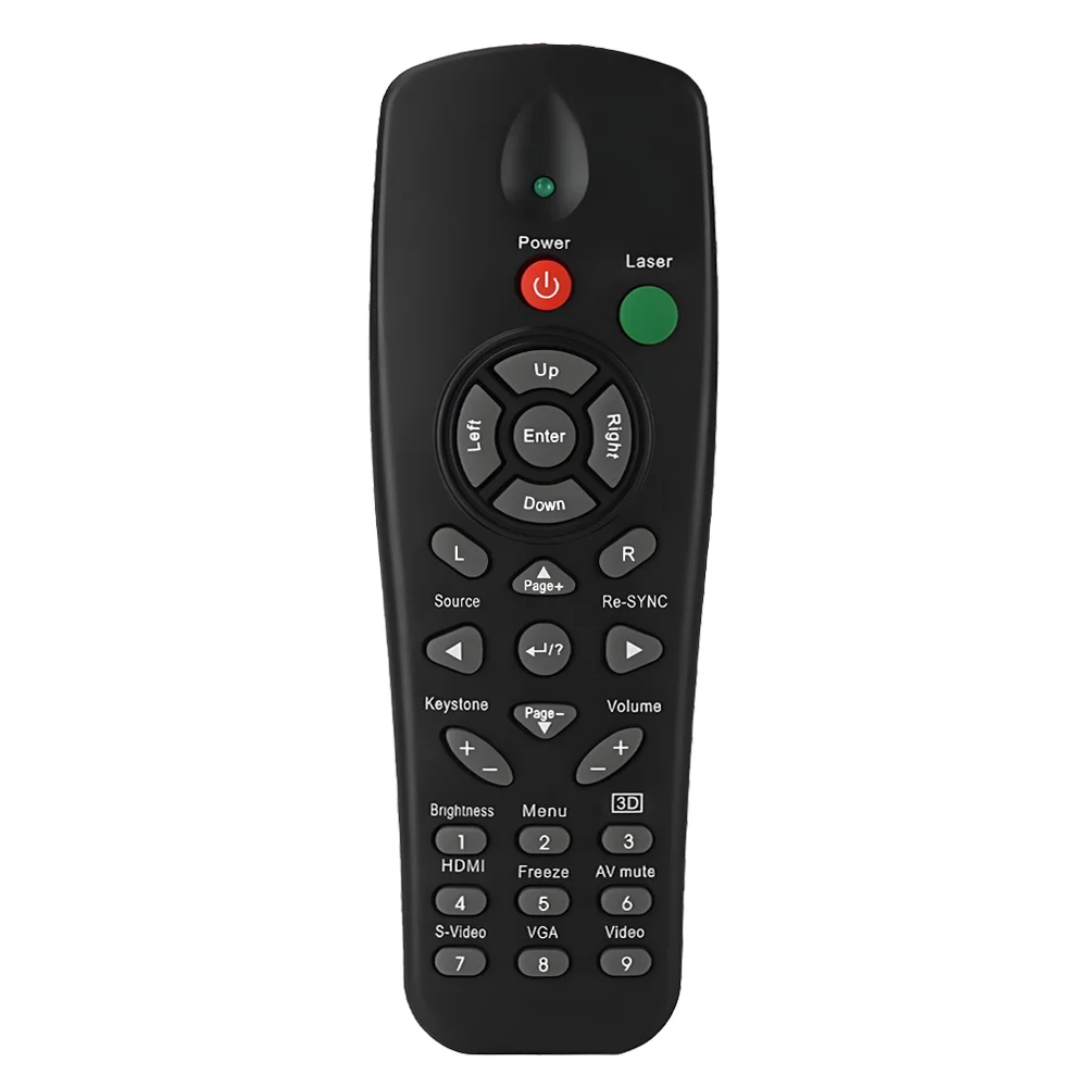 Replacement Remote Control Compatible with Optoma Projector DS322 DS317 DS316 DS219 DS216 DS211 DS306 DS671 ES530 ES529 ES521