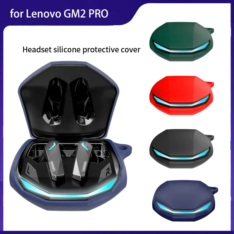 

for Lenovo GM2 PRO Case Silicone Earphone Cases for Lenovo GM2 PRO Cover Protective Sleeve Shell Shockproof Fudna Coque