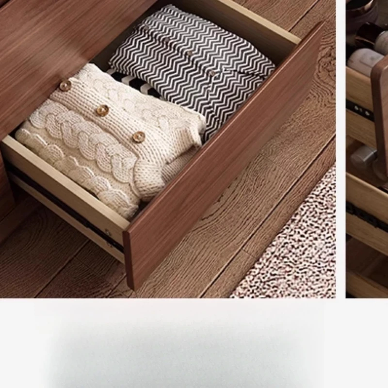 

Простой шкаф для хранения, столик для макияжа, столик для макияжа в маленькой квартире.