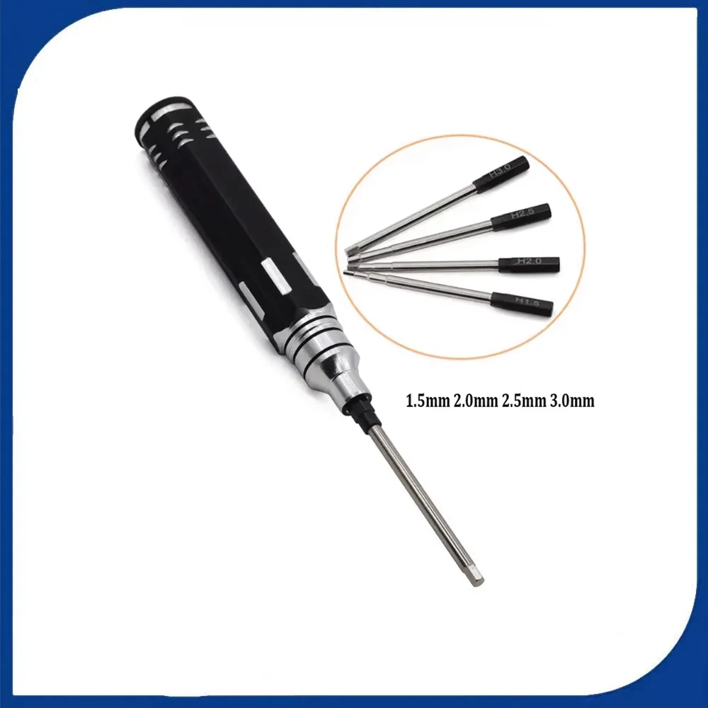 

Набор шестигранных отверток 4-в-1,0 мм, L-образный гаечный ключ для обслуживания модели радиоуправляемого вертолета, автомобиля, дрона