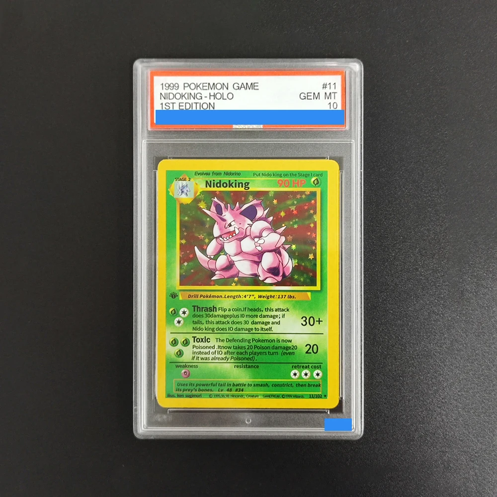 

Прокси-сервер для игры POKEMON 1999 | Коллекционная игровая карта Nidoking Holo 1-го издания с аутентификацией и оценкой 10
